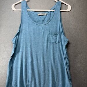 Prana Blue‎ Relaxed Sleeveless Tank Top